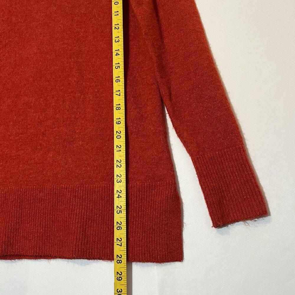 Loft Women’s Sweater Turtleneck Red Small Size Long Sleeves Winter Christmas - Picture 6 of 8